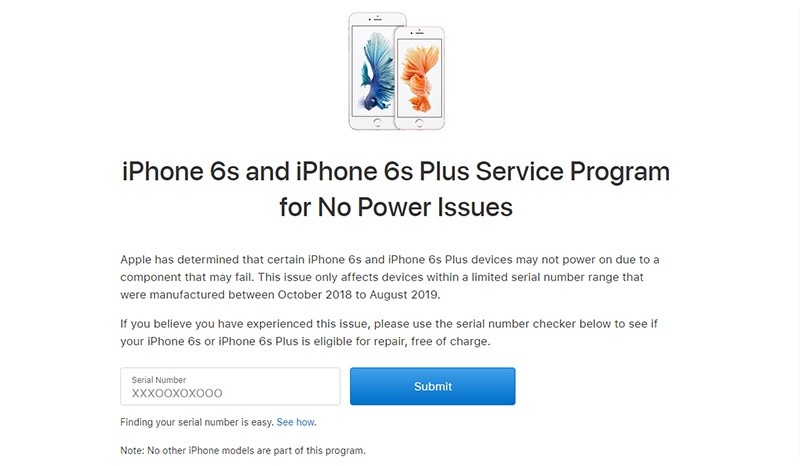 รีบเช็คด่วน iPhone 6s และ iPhone 6s plus ของใครใช้งานไม่ได้ Apple รับซ่อมฟรี